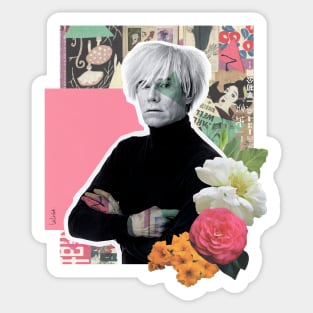Warhol collage Sticker